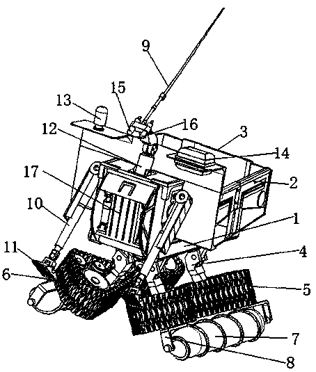 Mountain land transport mechanical travelling vehicle