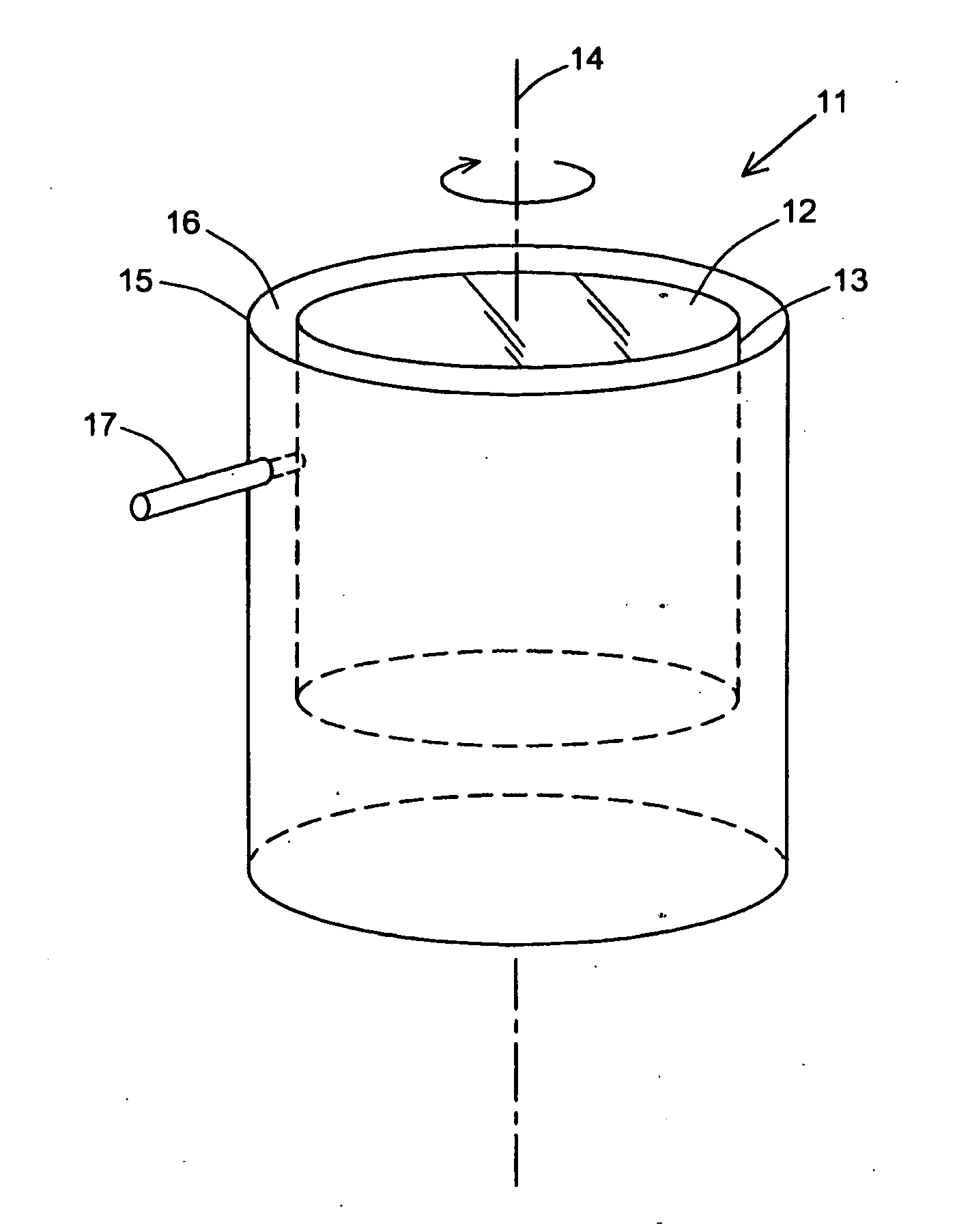 Transfection by laser poration on rotating cylinder