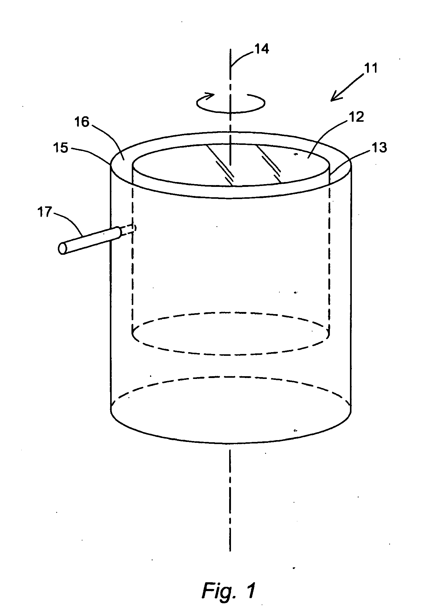 Transfection by laser poration on rotating cylinder