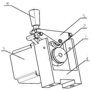 Wire feeding mechanism having variable pressing force and used for film plating machine