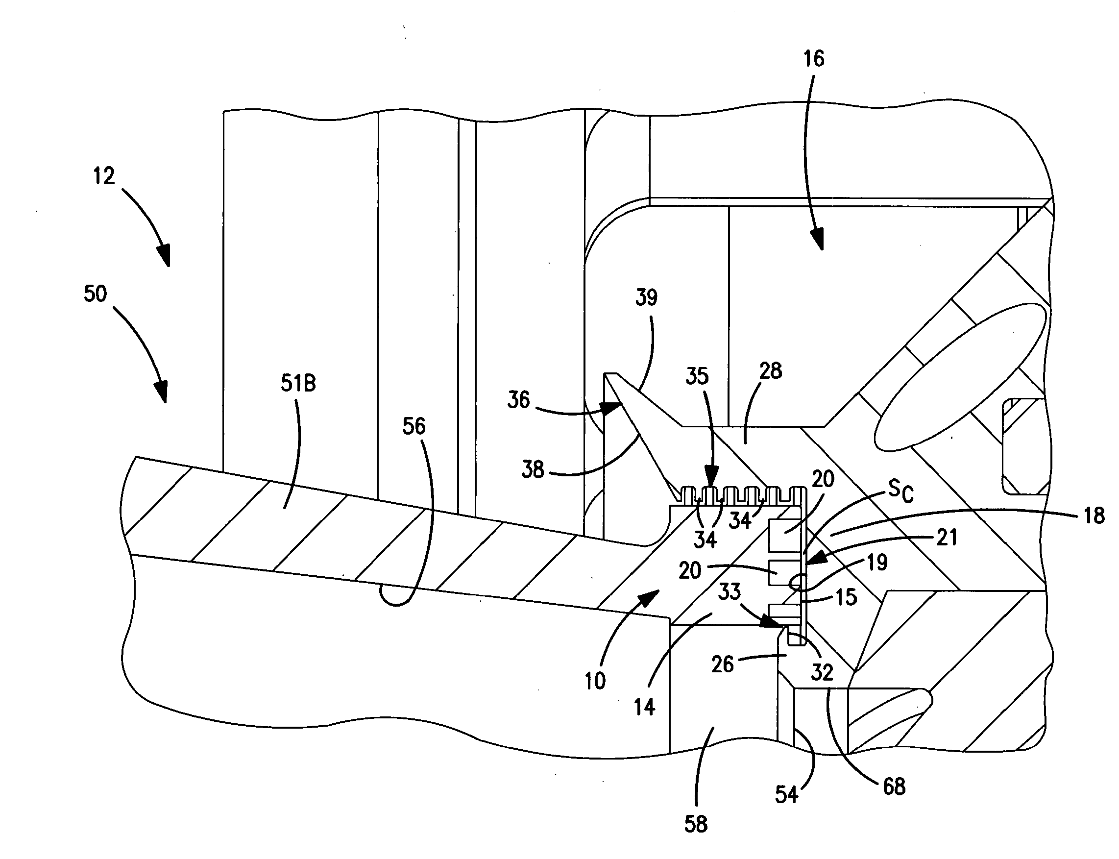 Rotary separator drum seal