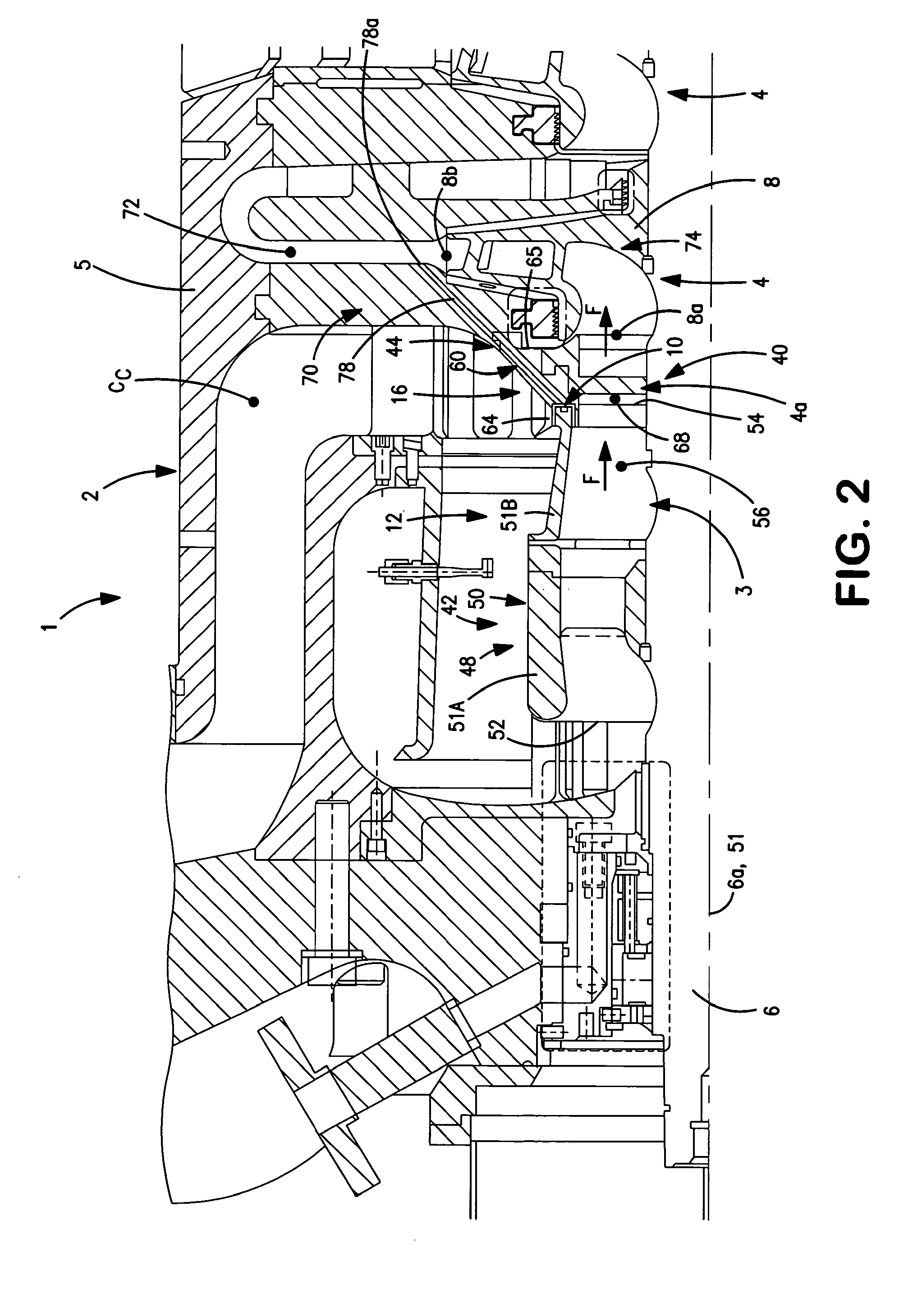 Rotary separator drum seal