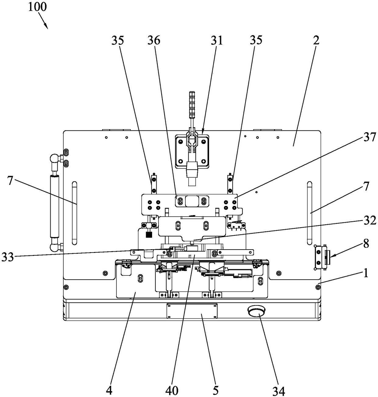 Laptop hardware positioning device