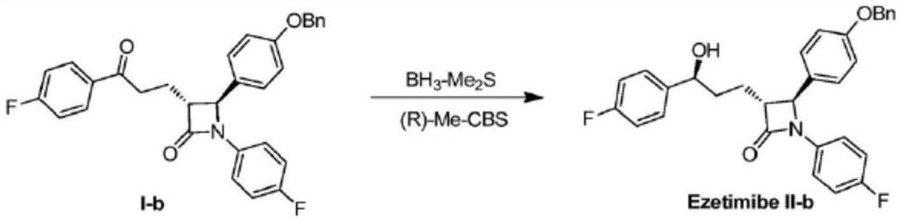 Ezetimibe intermediate and preparation method of ezetimibe