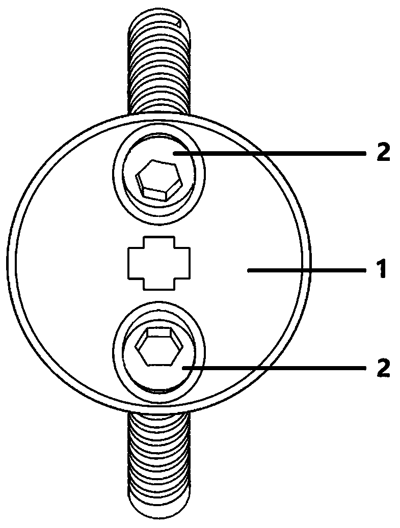 Tapping type zero-incisure cervical fusion cage