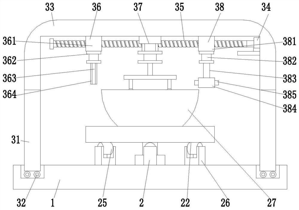 Surface treatment device for hardware tool after forming