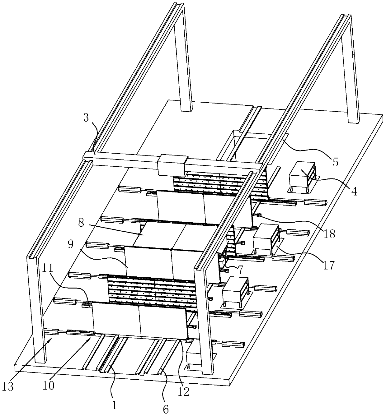 Dust removal and noise reduction device for disassembling scraped car