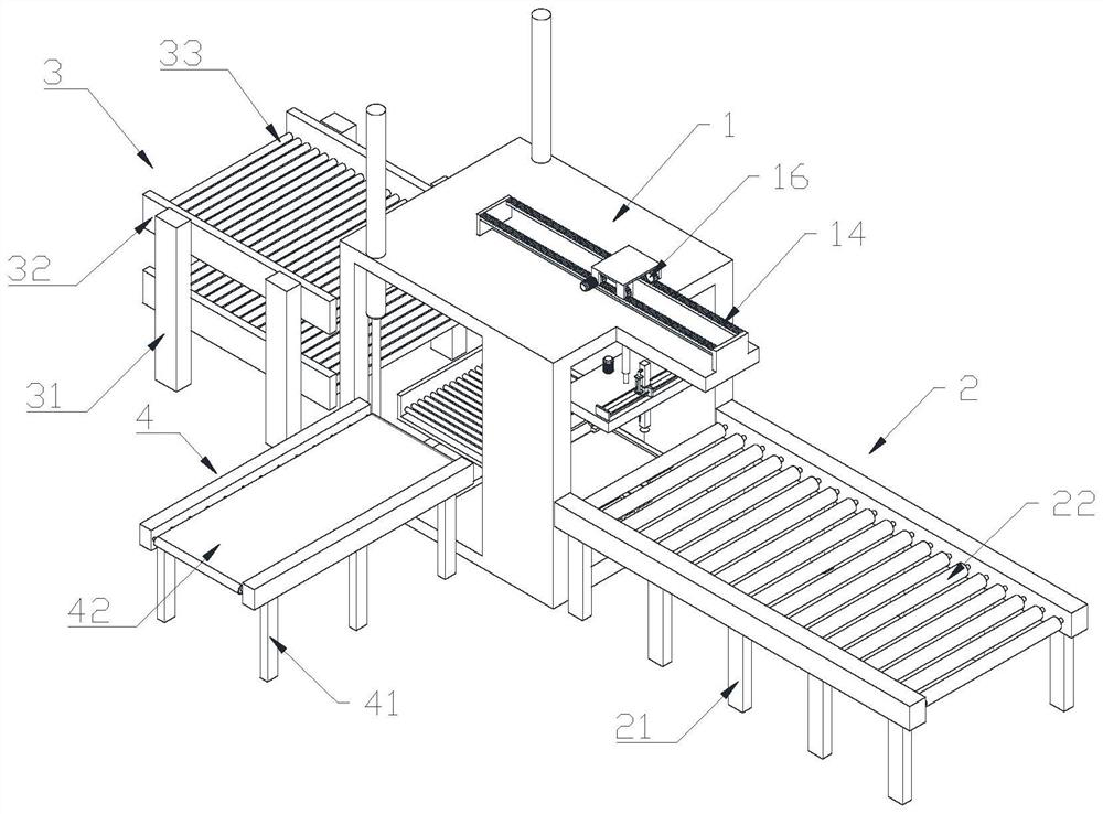 A dismantling and picking device for sorting bins and a method of using the same