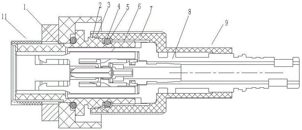 Connector, adaptive connector and anti-loose connector assembly