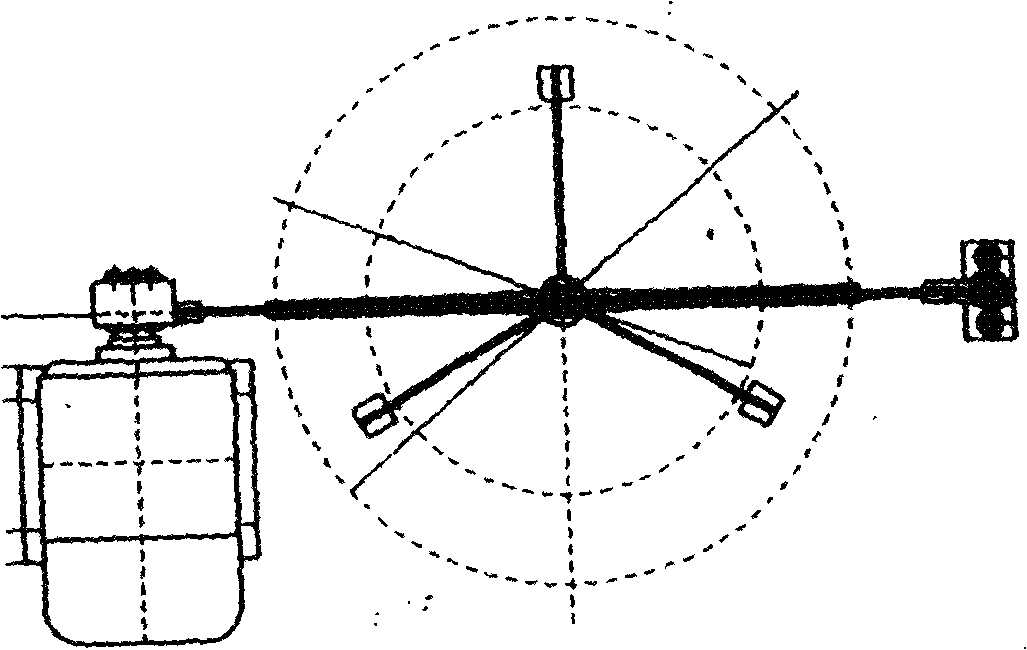 Shaking and deashing mechanism special for filtering cartridge type dedusting and purifying equipment