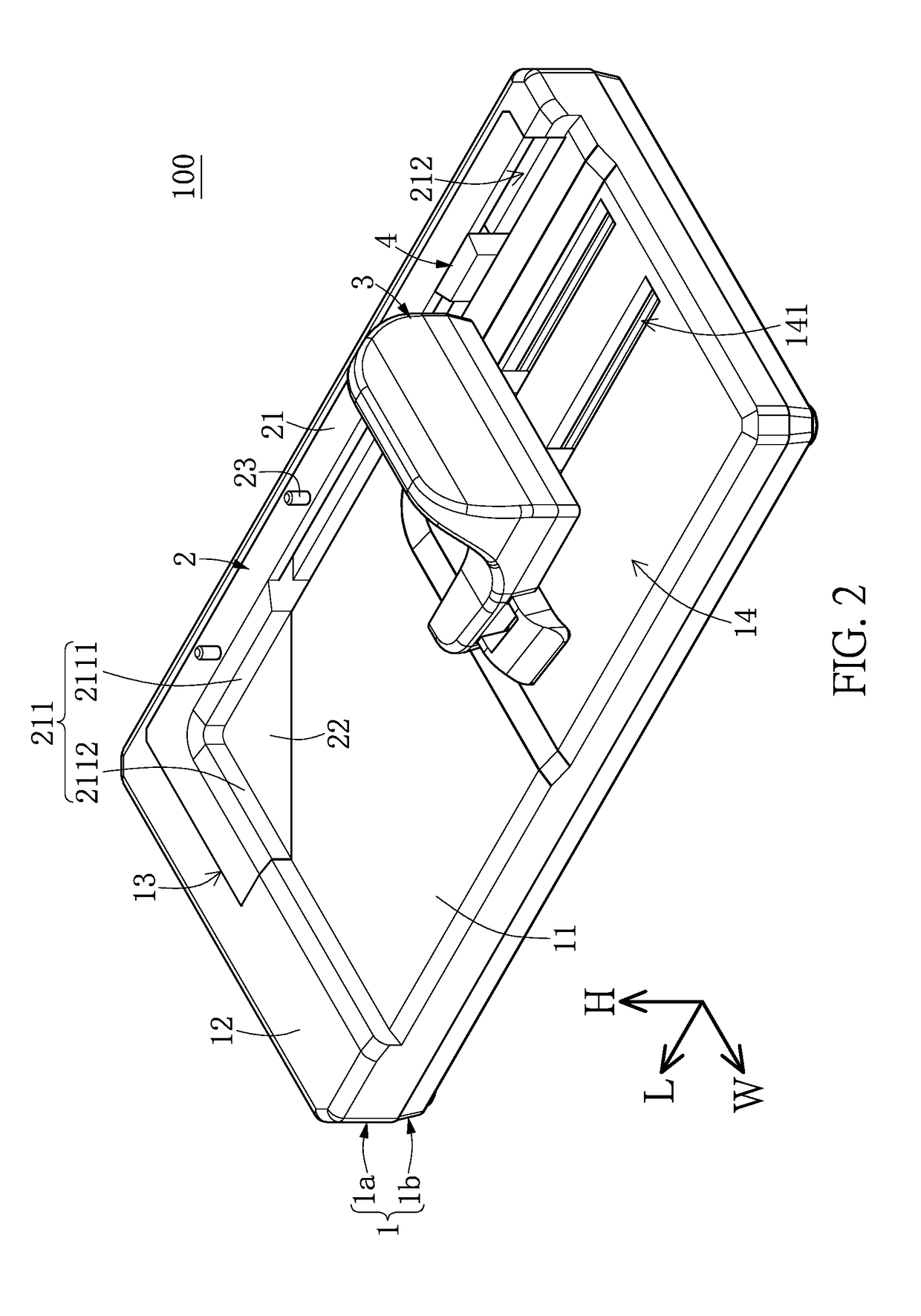 Glass screen film applicator and carrier module thereof