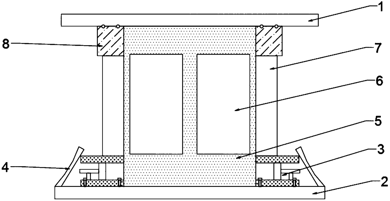 Outdoor windproof type communication machine room