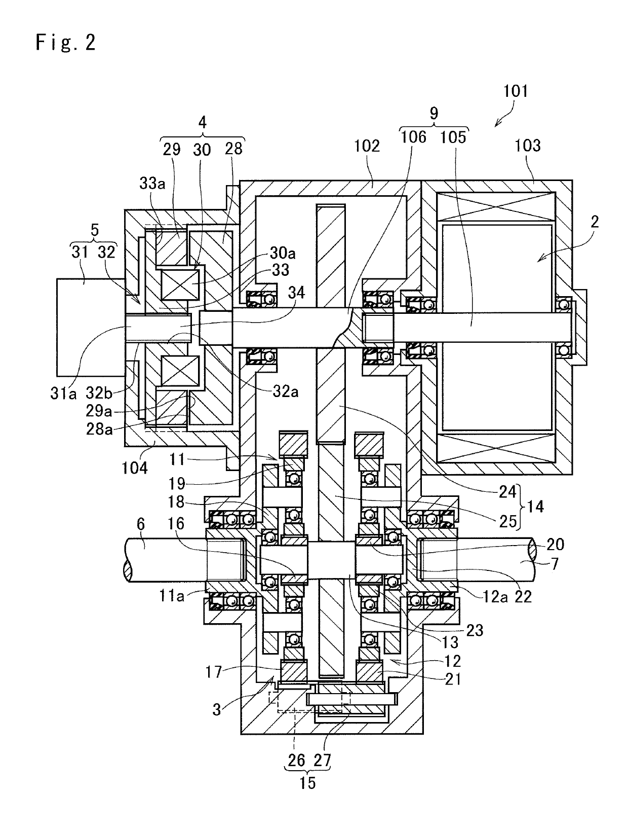 Motor drive unit