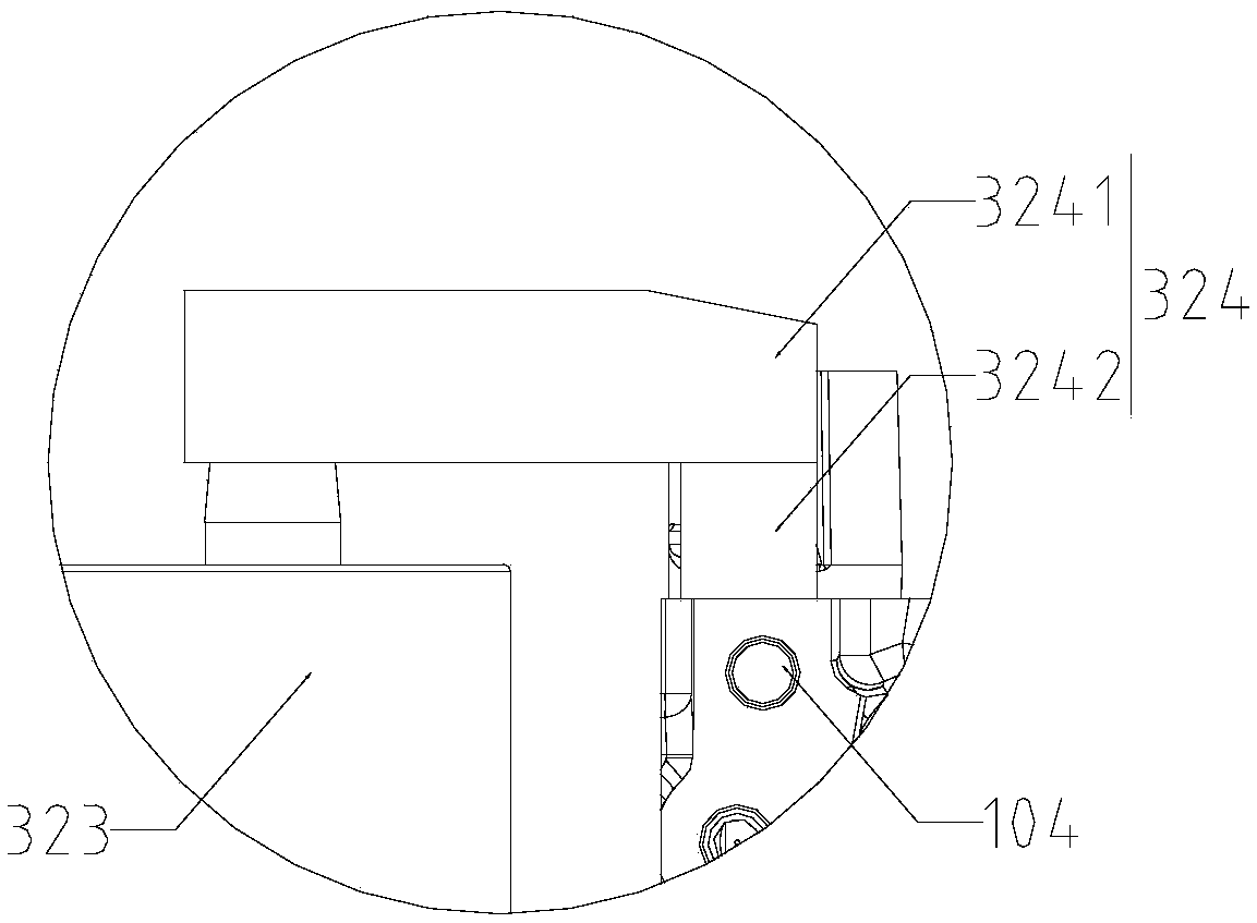 Interior iron chip slag removal machine for complex parts