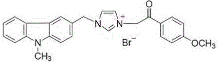 Substituted carbazole-imidazolate or benzimidazolium salt compounds, and preparation method thereof