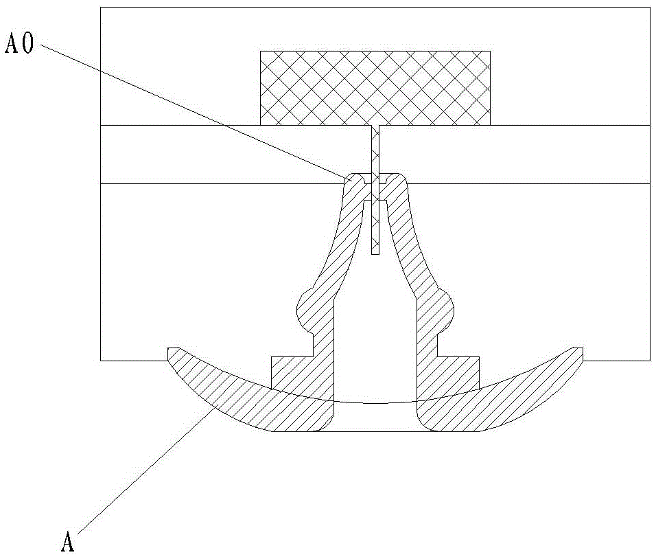 Valve core forming and cutting process and integrated mold