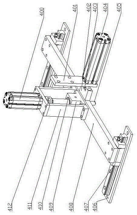 Automatic assembling device for piston in manual pump