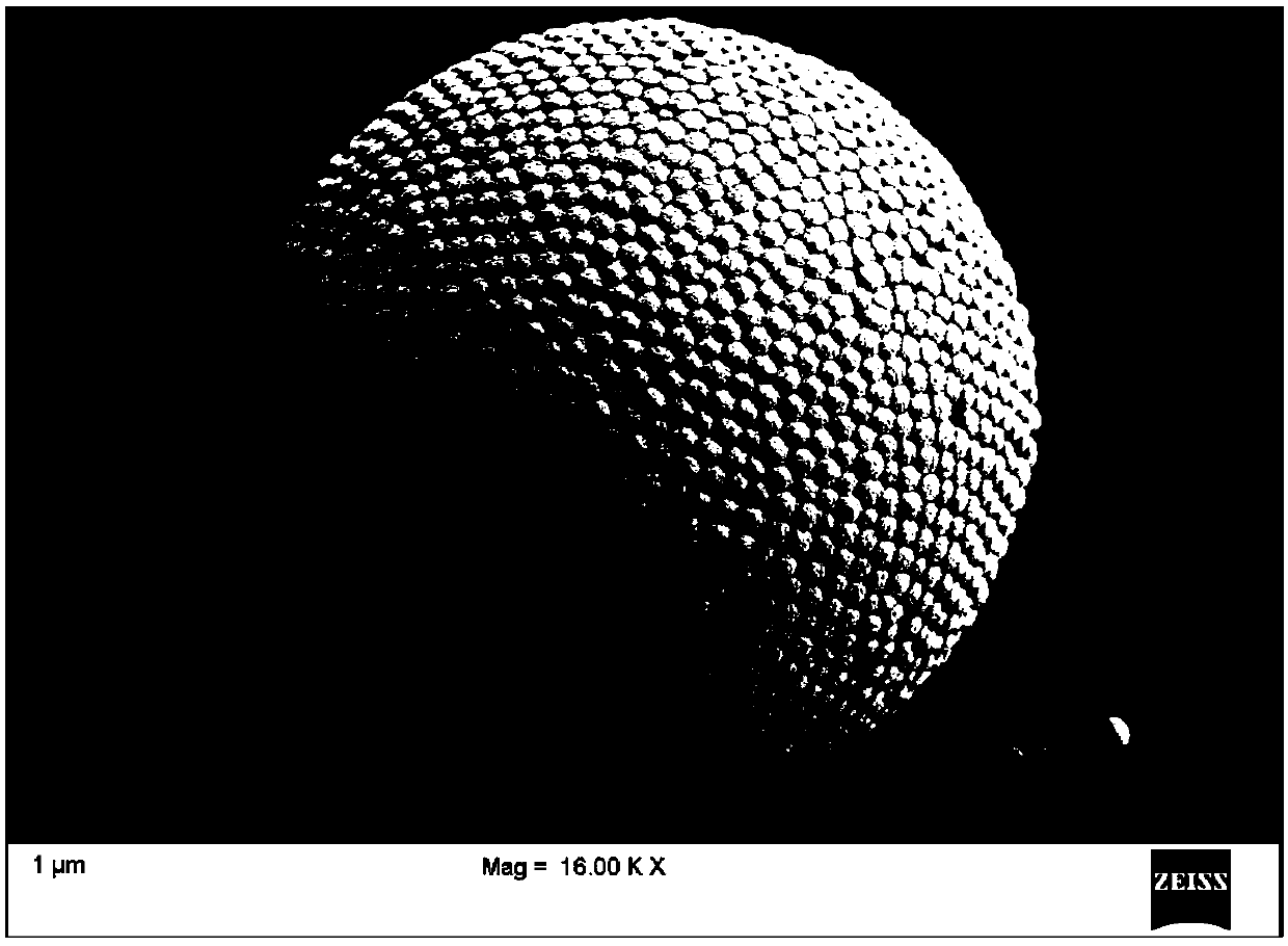 A kind of microsphere with Raman activity and preparation method thereof