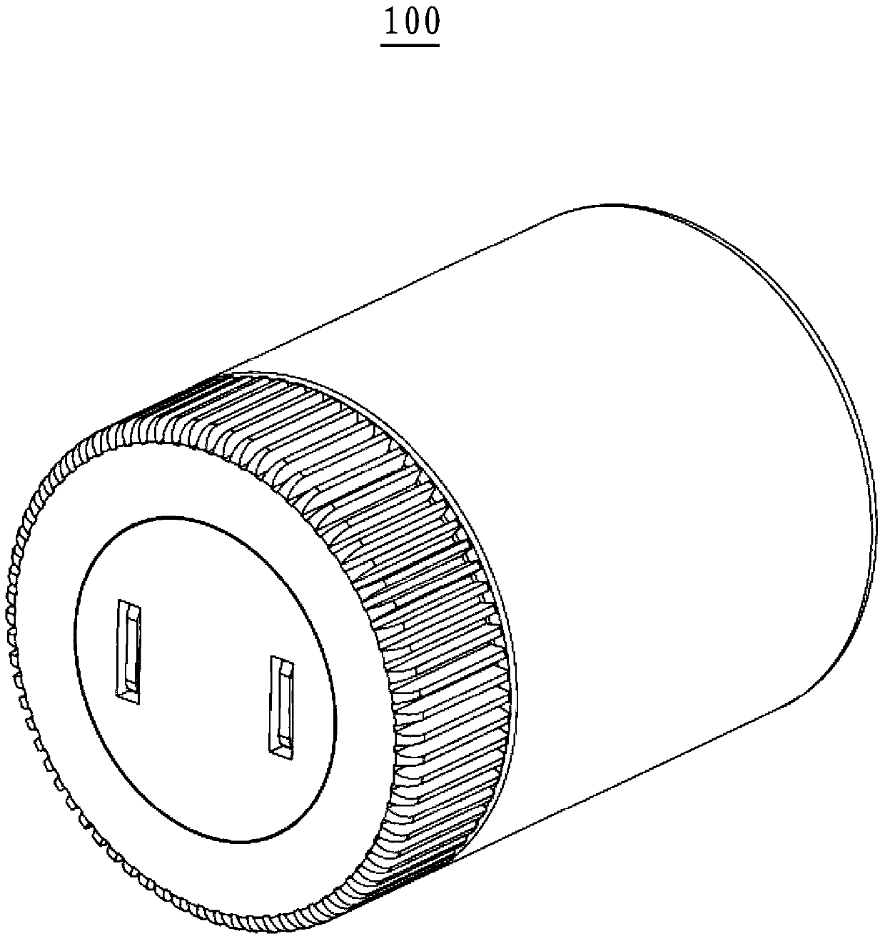 Retractable power plug