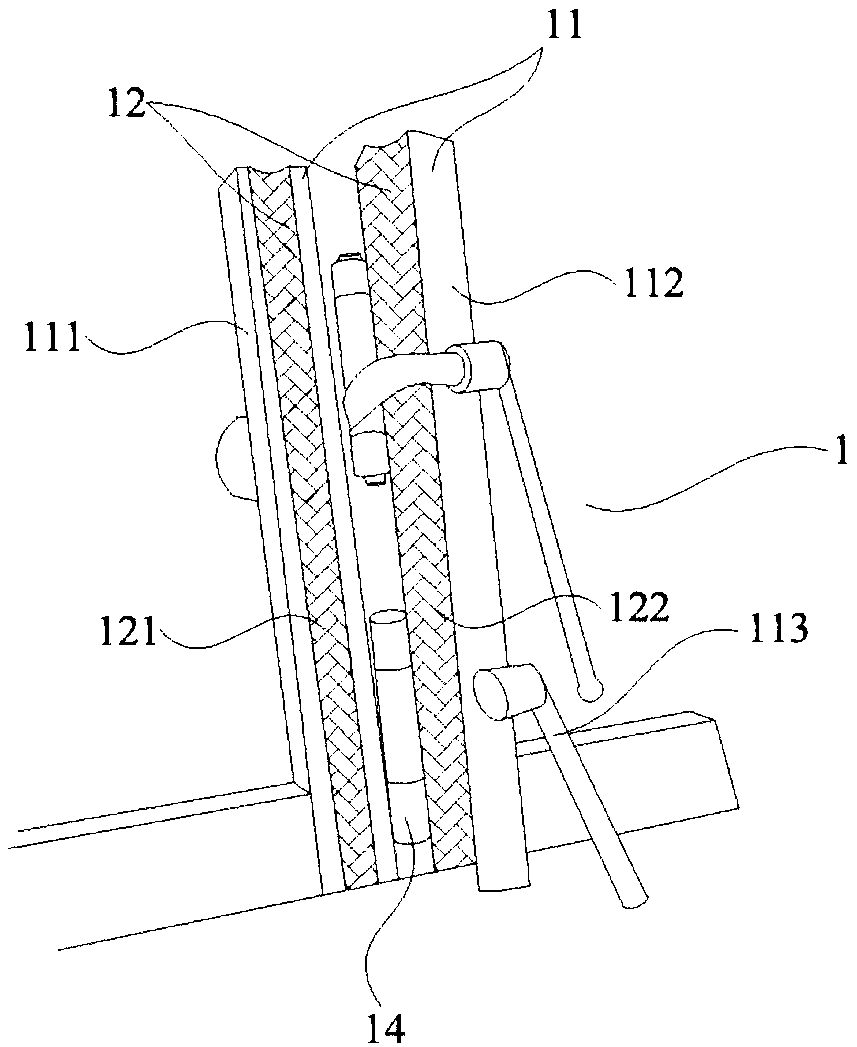 Lock catch type descent control device and lock catch type descent control system thereof