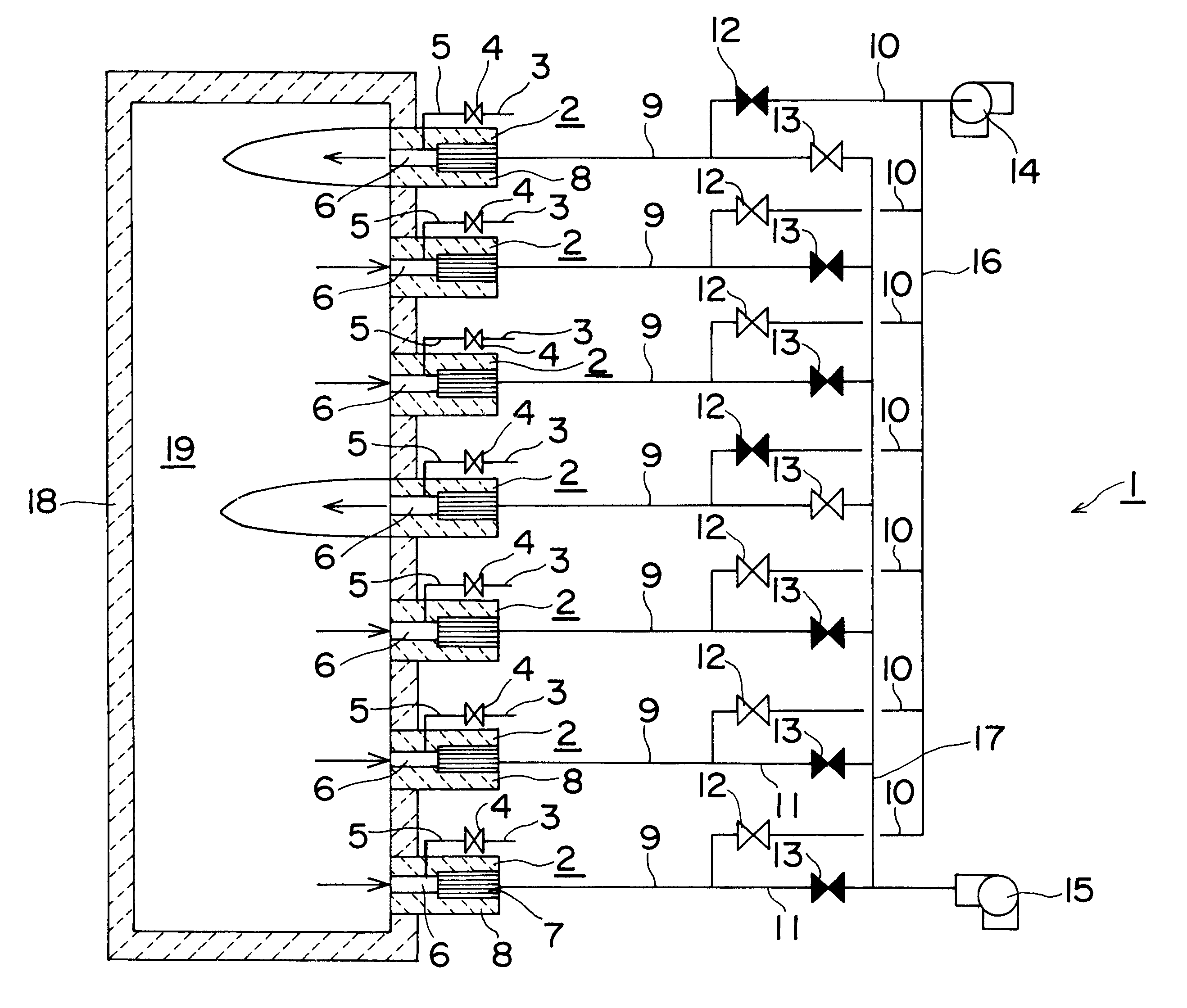 Inter-switching heat accumulating regenerative burner system