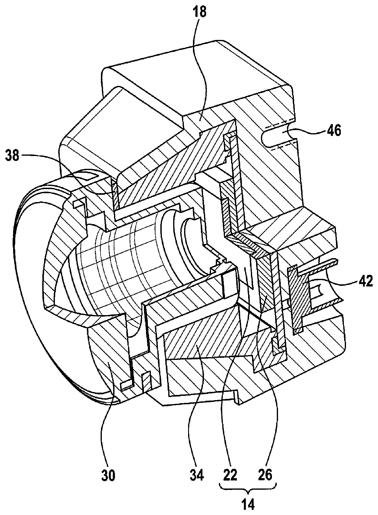 Sensor device for a vehicle