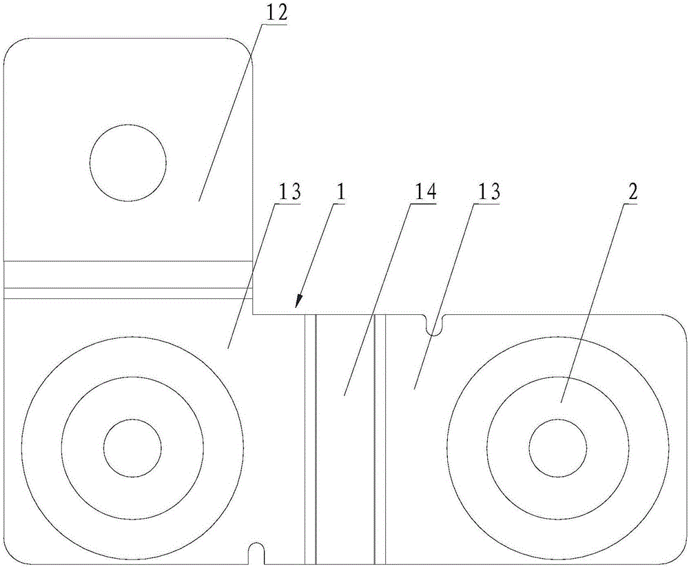 Electric connection assembly of lithium battery