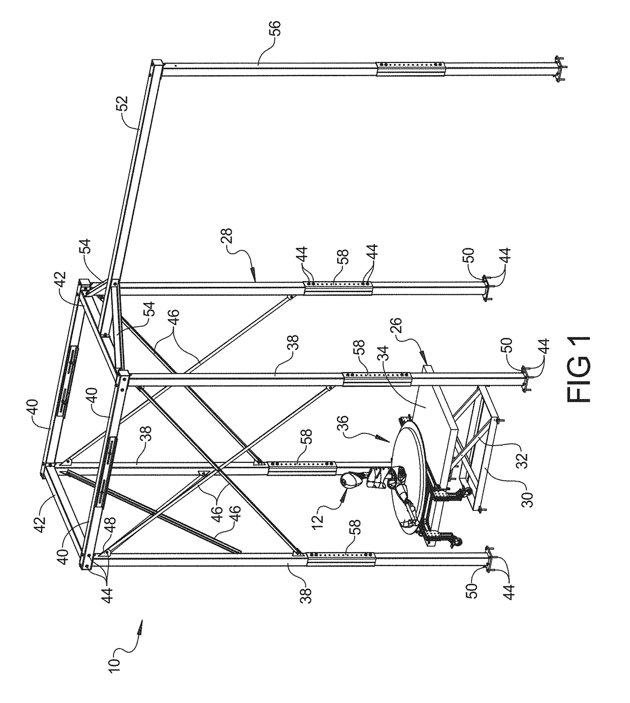 Articulating dummy positioning system for crash test dummy