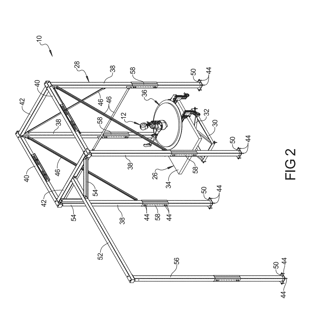 Articulating dummy positioning system for crash test dummy