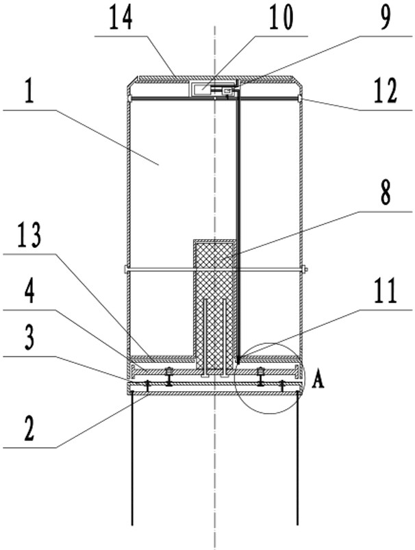 Flash positioning road pile capable of preventing collision and rapidly carrying out repairing