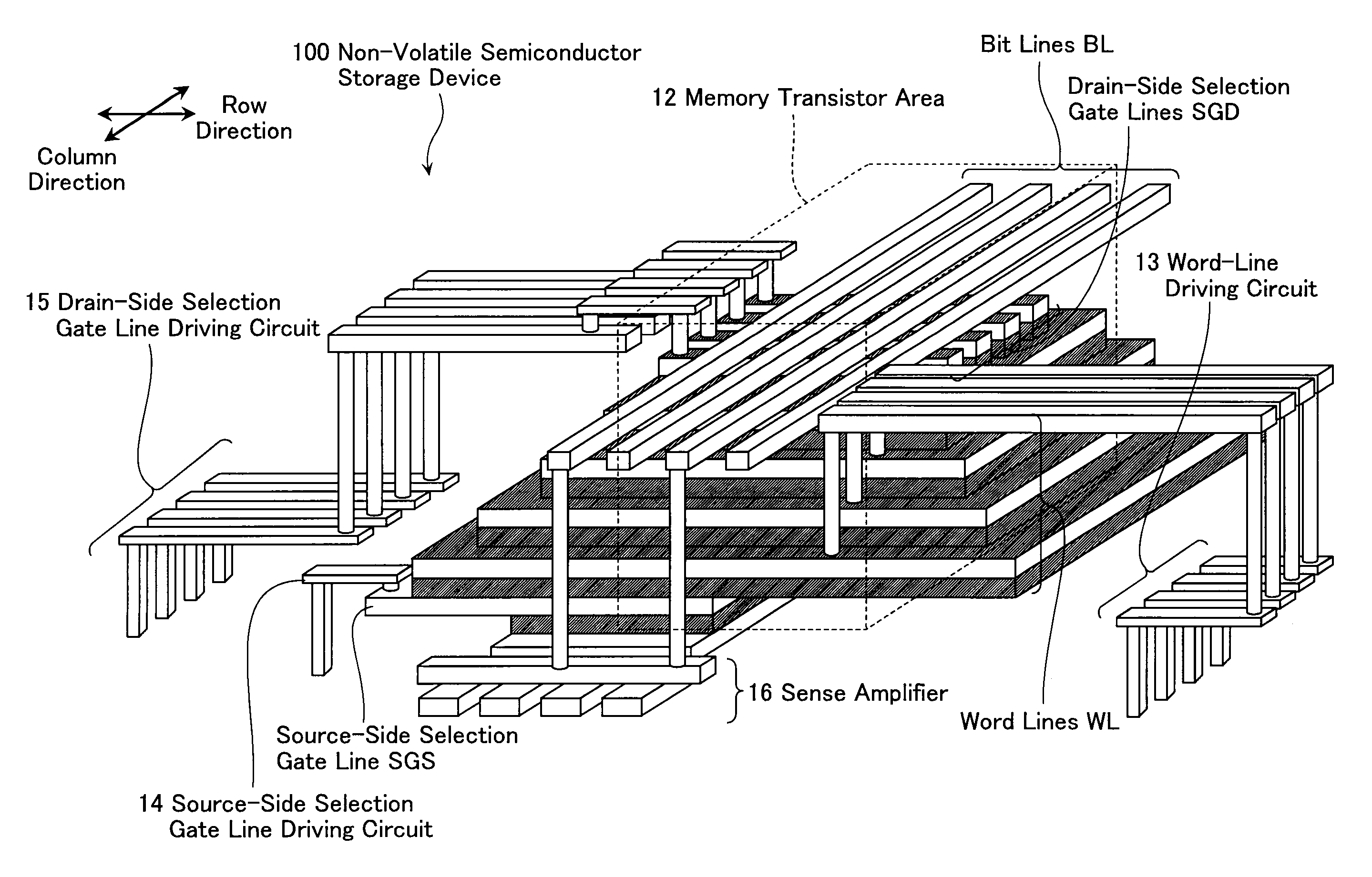 Non-volatile semiconductor storage device and method of manufacturing the same