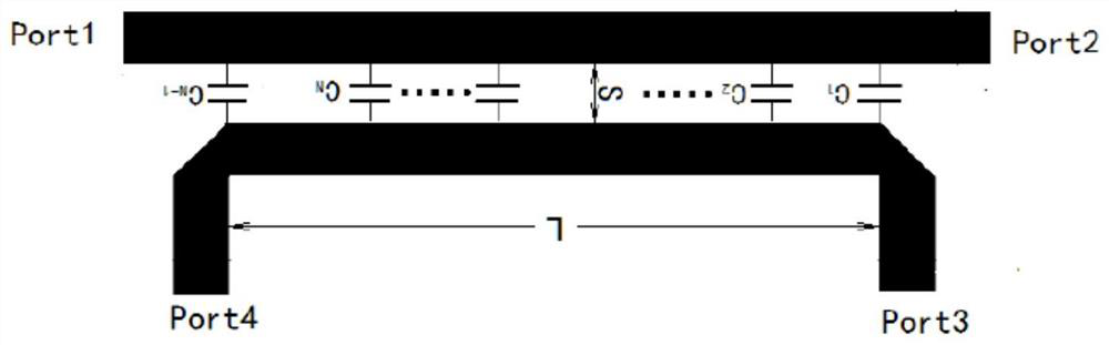 A two-way coupler with adjustable coupling degree and its adjustment method