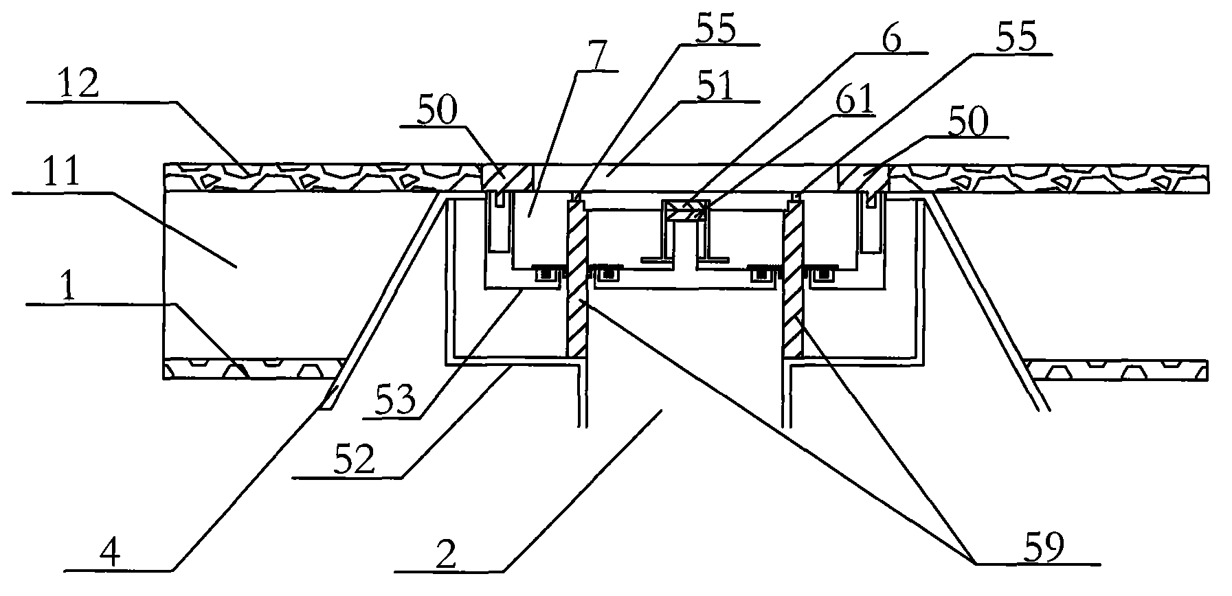 Full-automatic closed floor drain