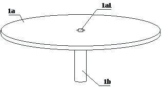 A centrifugal casting mold