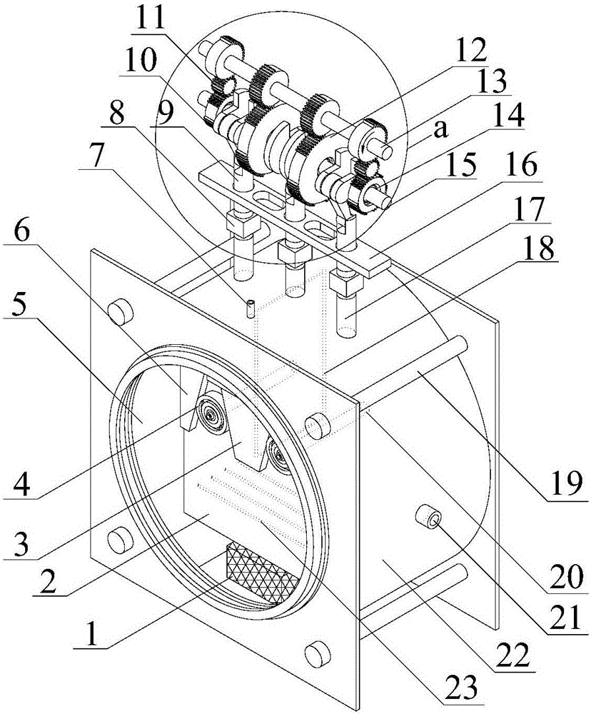 Testing machine for testing reciprocating load adjustable concrete member hydraulic fracture