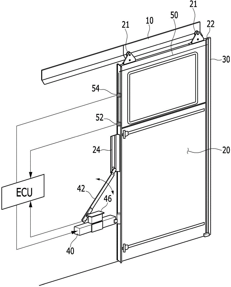 Sliding door device for motor vehicle