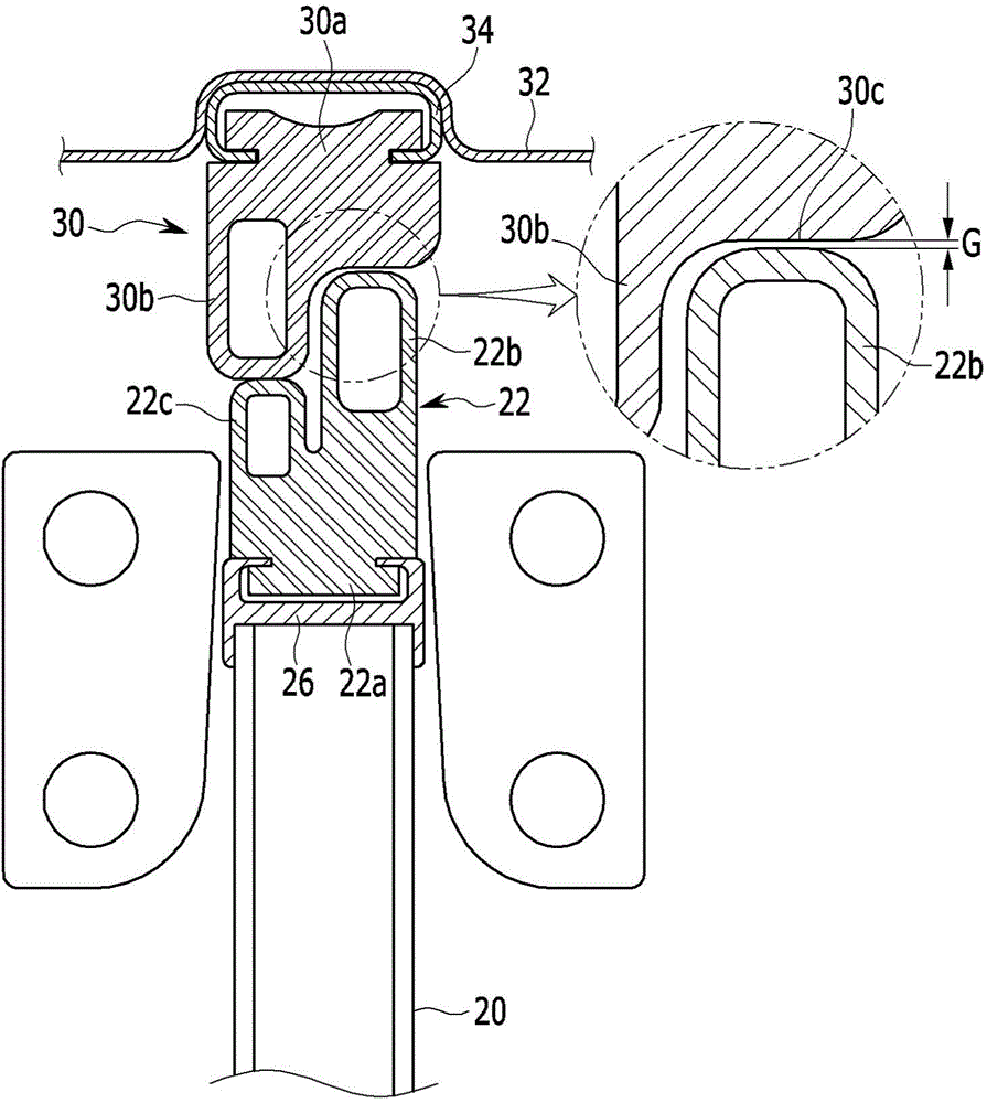 Sliding door device for motor vehicle