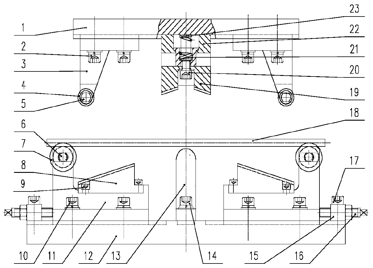 Primary-sequence forming tool and forming method for omega-shaped elastic strip production