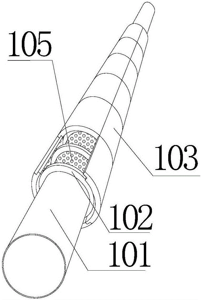 Composite insulating layer with cavity structures