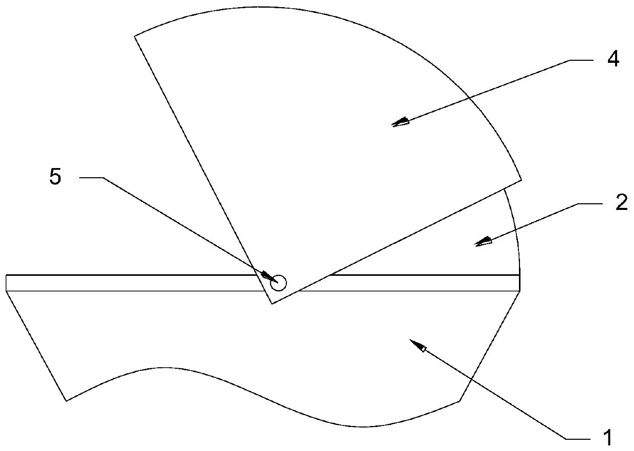 Segmented urine sampling device for medical examination