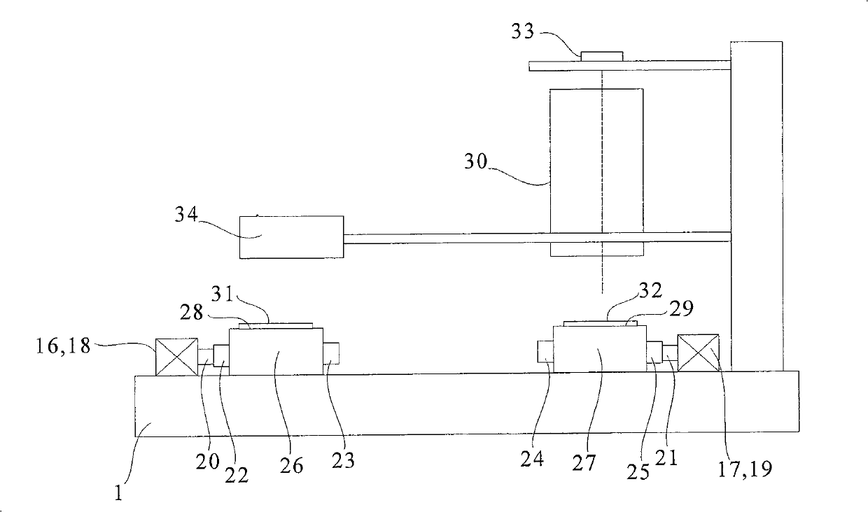 Exposal machine carrying platform cleaning method and system