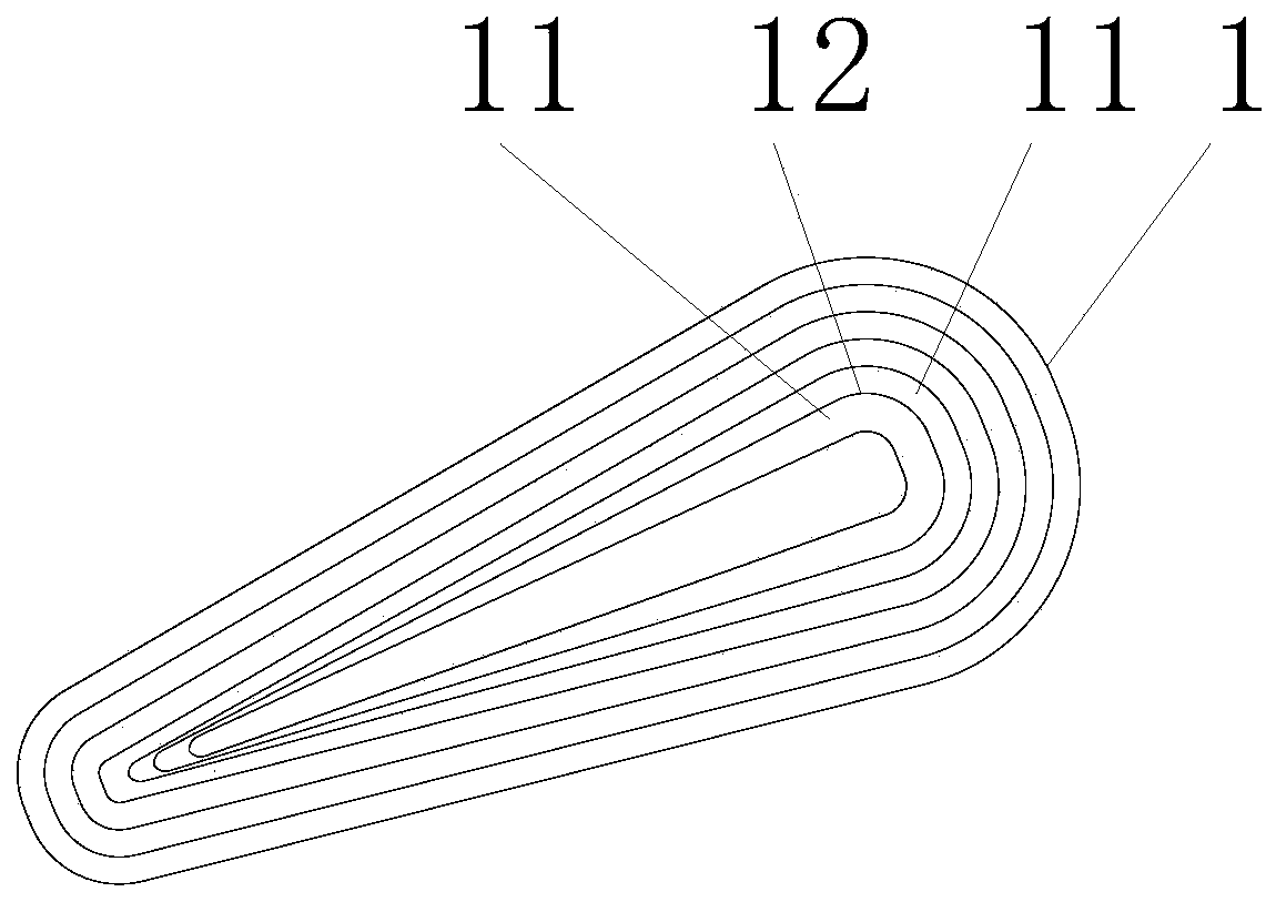 Novel stator winding structure based on axial coreless motor