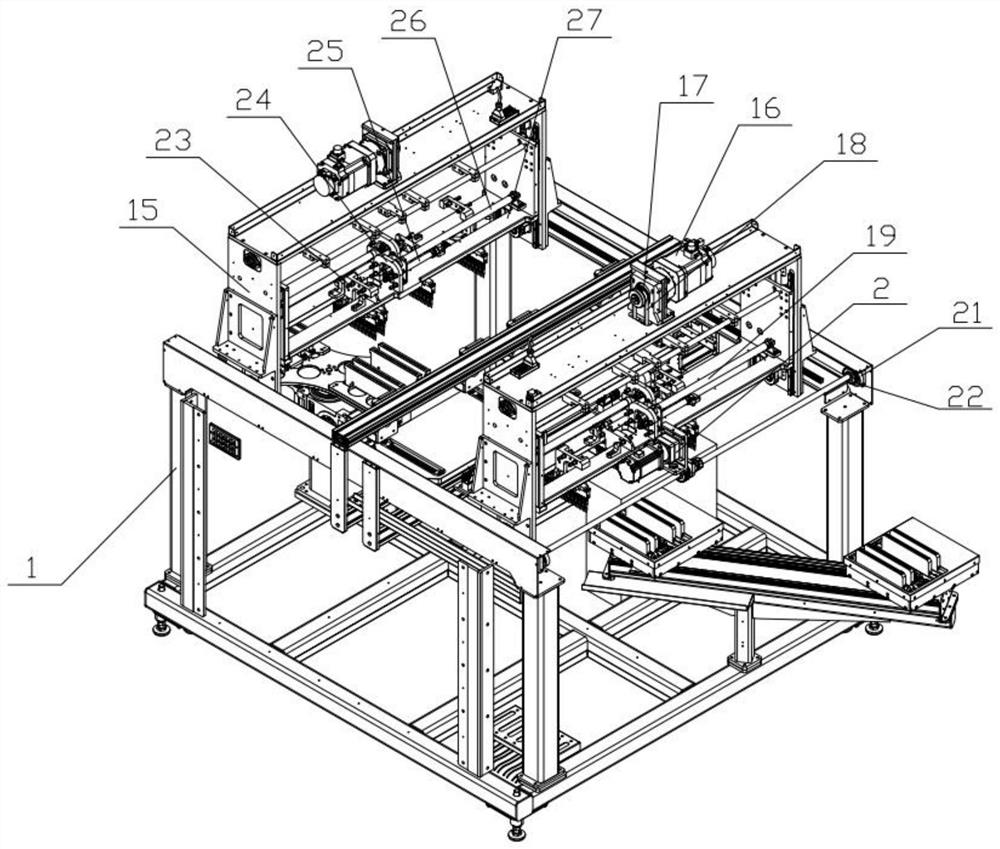 Detection module and detection method for intelligent production line system for pipette tip