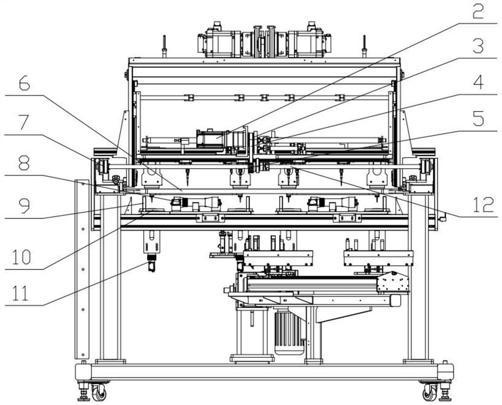 Detection module and detection method for intelligent production line system for pipette tip