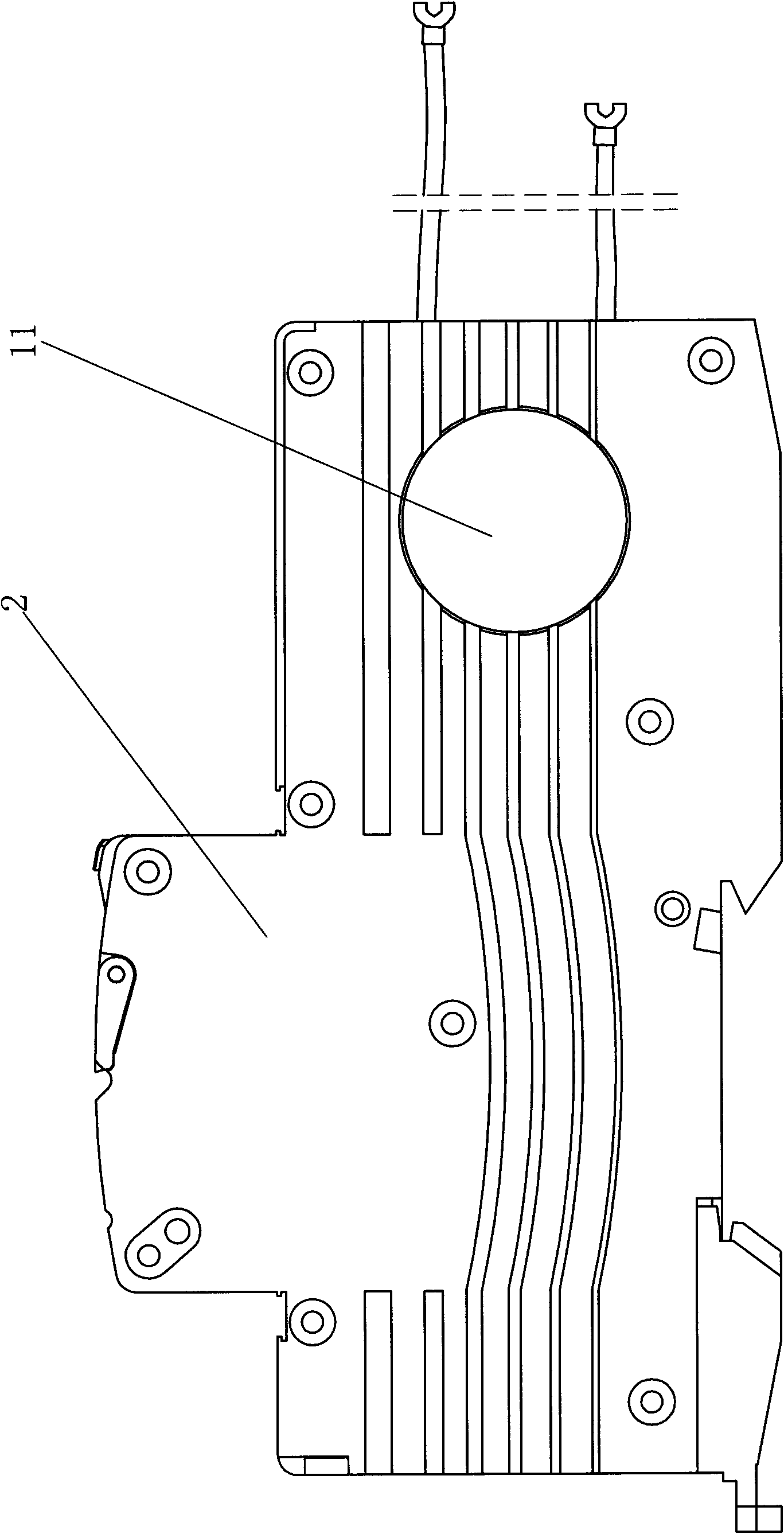 High-disjunction residual current operation circuit breaker