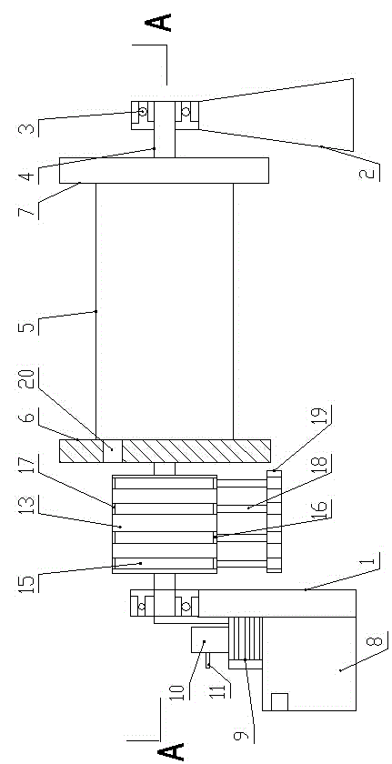 Large cable paying-off, taking-up and testing device