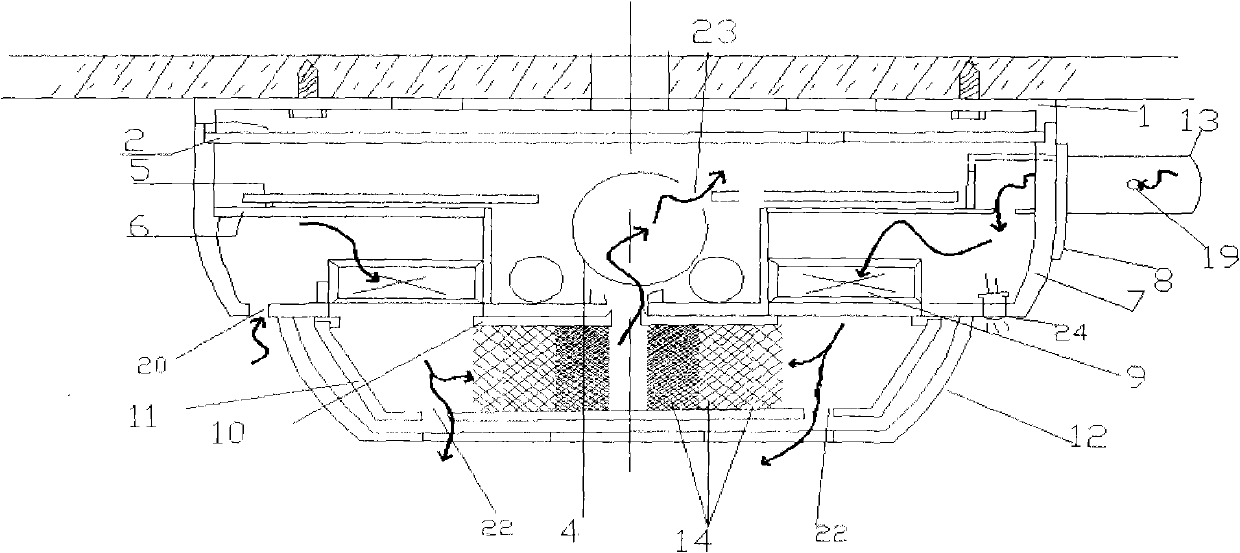 Smoke-sensing fire detection alarming device