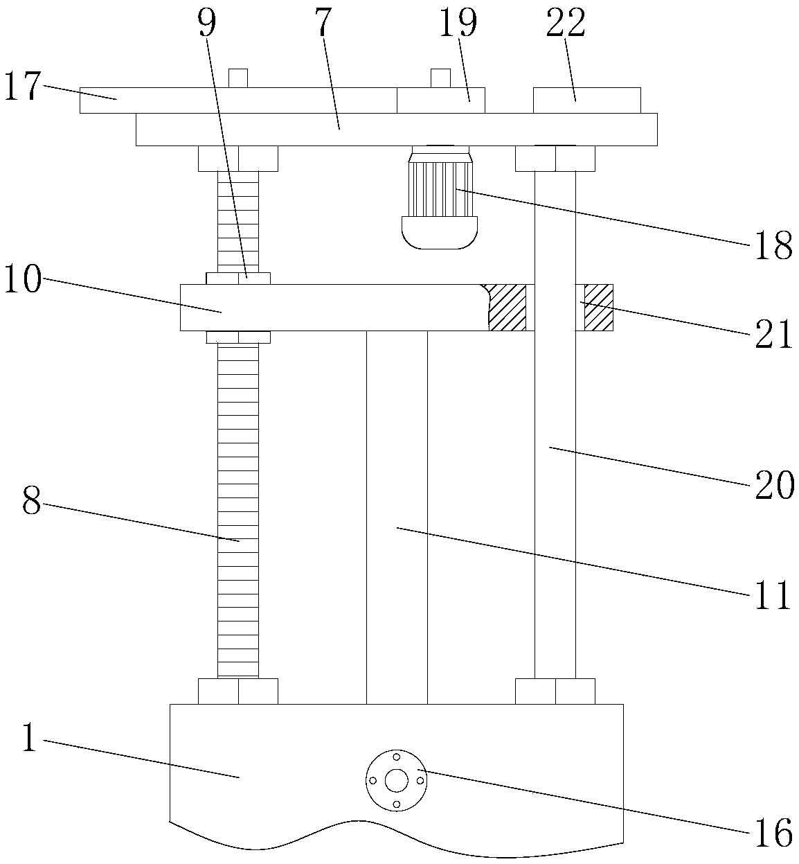 Feeding device used for resin treatment