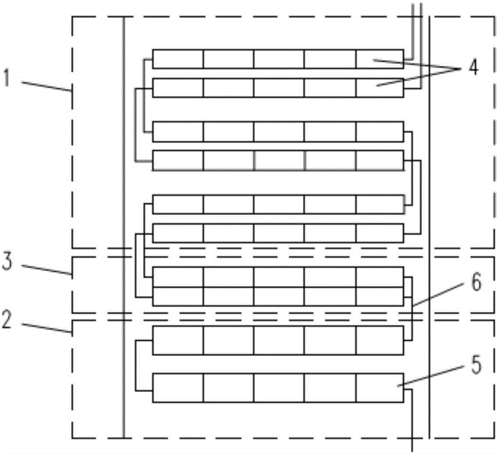 Single-double continuous coil