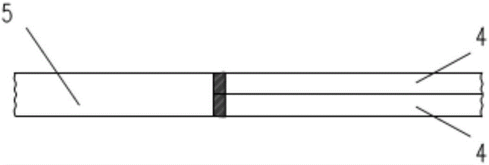 Single-double continuous coil